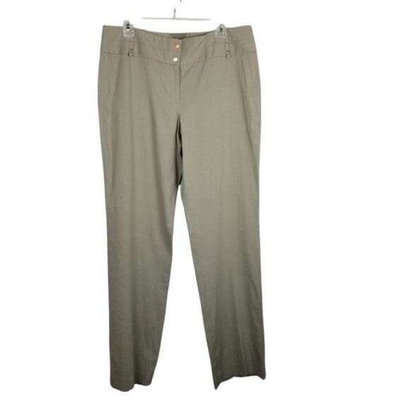 NWT Elie Tahari Stretch Linen Blend Etta Pant Size 14 - Picture 7 of 13